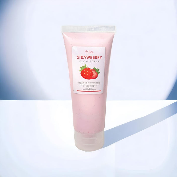 Strawberry Glow Scrub Deep Cleanse | salicylic Acid | Open pores- Dull and Dry Skin